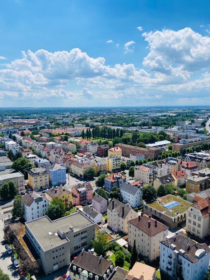 Hotelturm Augsburg Appartment 29 Stock Buitenkant foto